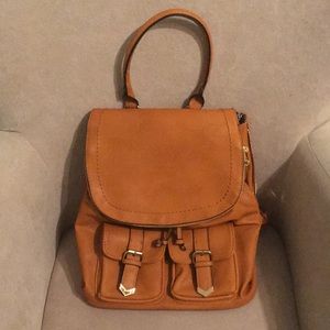 NWOT PU  Leather Backpack